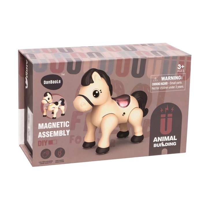 Конструктор магнитный «Лошадка», 7 деталей Конструктор магнитный «Лошадка», 7 деталей