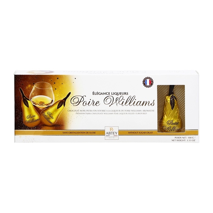 Новый год. Шоколад фигурный ELEGANCE POIRE WILLIAMS, с ликёром Poire Williams, ассорти, 20 г Новый год. Шоколад фигурный ELEGANCE POIRE WILLIAMS, с ликёром Poire Williams, ассорти, 20 г