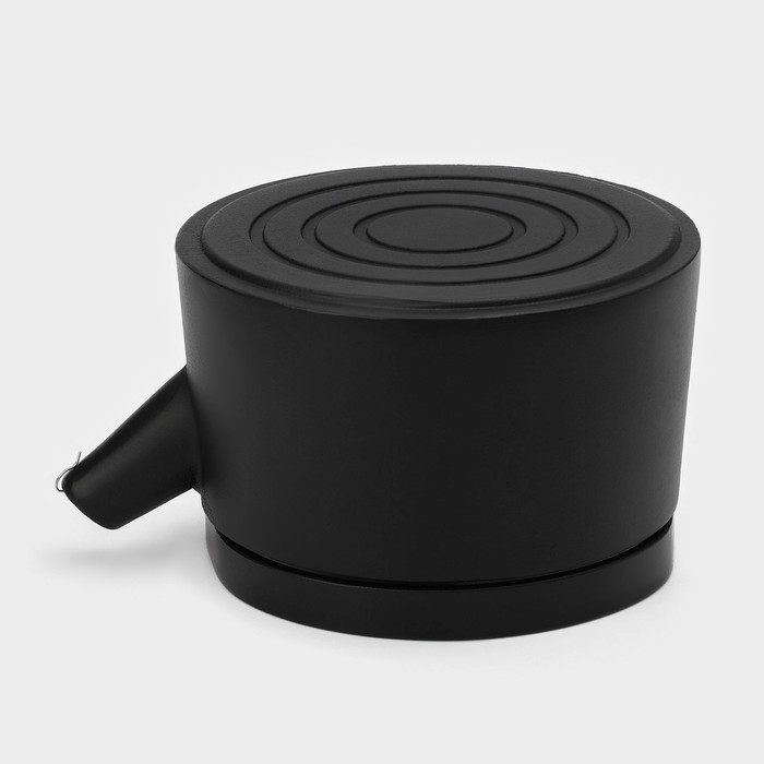 Чайник для плиты с эмалированным покрытием внутри Magma «Сайгон», 1,1 л, чугун, с ситом, индукция, цвет чёрный Чайник для плиты с эмалированным покрытием внутри Magma «Сайгон», 1,1 л, чугун, с ситом, индукция, цвет чёрный