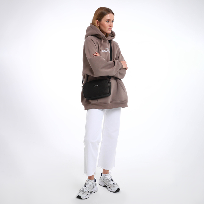 Сумка женская через плечо TEXTURA, маленький размер, цвет коричневый Сумка женская через плечо TEXTURA, маленький размер, цвет коричневый