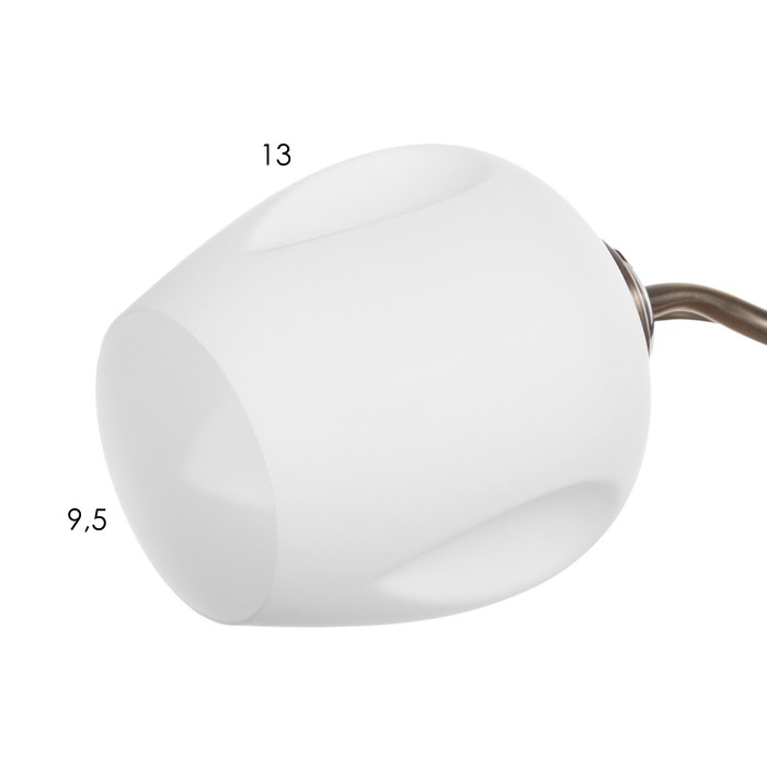 Люстра Люстра "Белинда" 3х40вт Е27 Бронза 49х19х23см