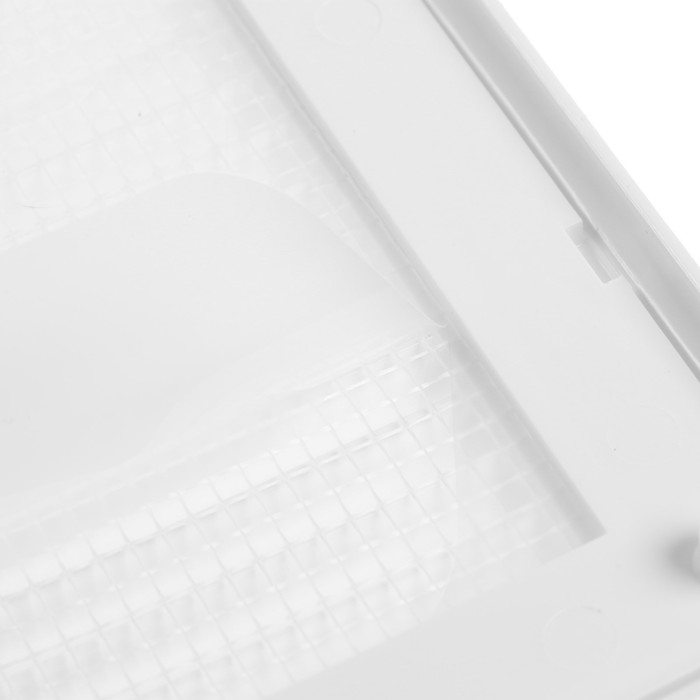 Решетка вентиляционная ZEIN Люкс ЛР185-ОК, 185 x 255 мм, сетка, разъемная, обратный клапан