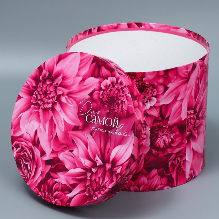 Набор шляпных коробок 5 в 1, упаковка подарочная, «Цветы», 13 х 14 ‒ 19.5 х 22 см Набор шляпных коробок 5 в 1, упаковка подарочная, «Цветы», 13 х 14 ‒ 19.5 х 22 см