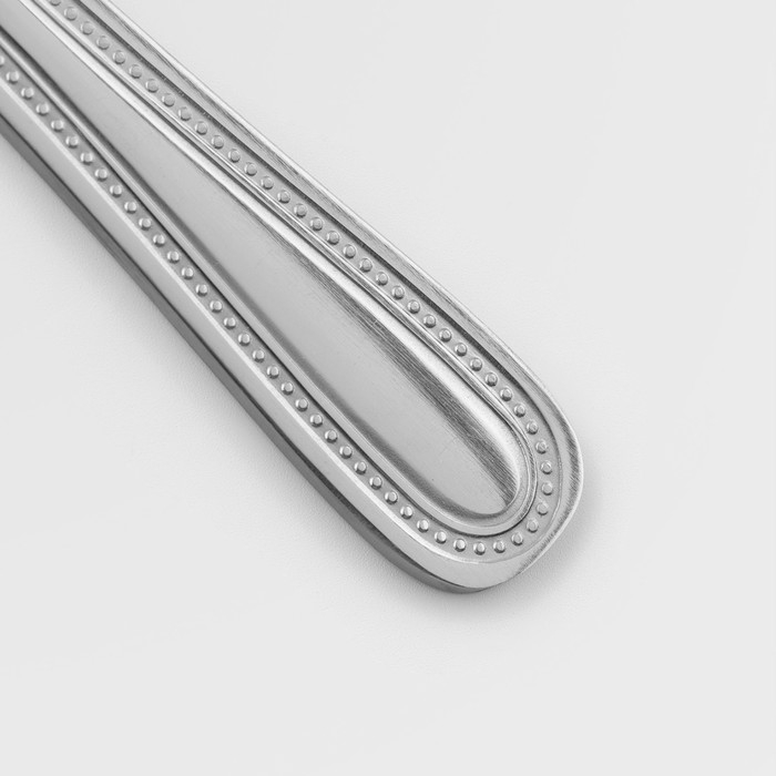 Нож столовый из нержавеющей стали Доляна «Моджо», длина 20,8 см, толщина 3 мм, цвет серебряный Нож столовый из нержавеющей стали Доляна «Моджо», длина 20,8 см, толщина 3 мм, цвет серебряный