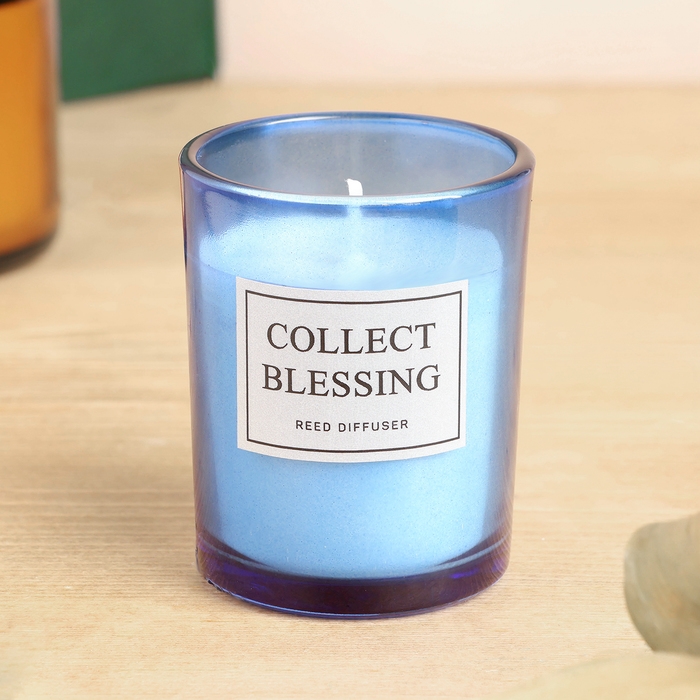 Набор в клетке Набор в клетке "Ароматный дуэт" диффузор 100 мл и свеча 5х6 см, помело и белый чай