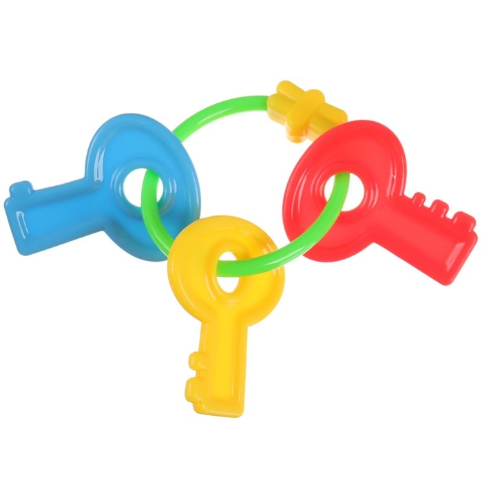 Погремушка «Ключики яркие», Крошка Я Погремушка «Ключики яркие», Крошка Я