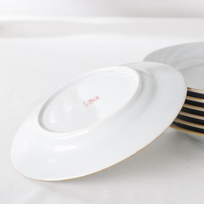 Сервиз столовый фарфоровый «Голубка», 18 предметов: d=17,5 см, d=20 cм, d=24 см Сервиз столовый фарфоровый «Голубка», 18 предметов: d=17,5 см, d=20 cм, d=24 см