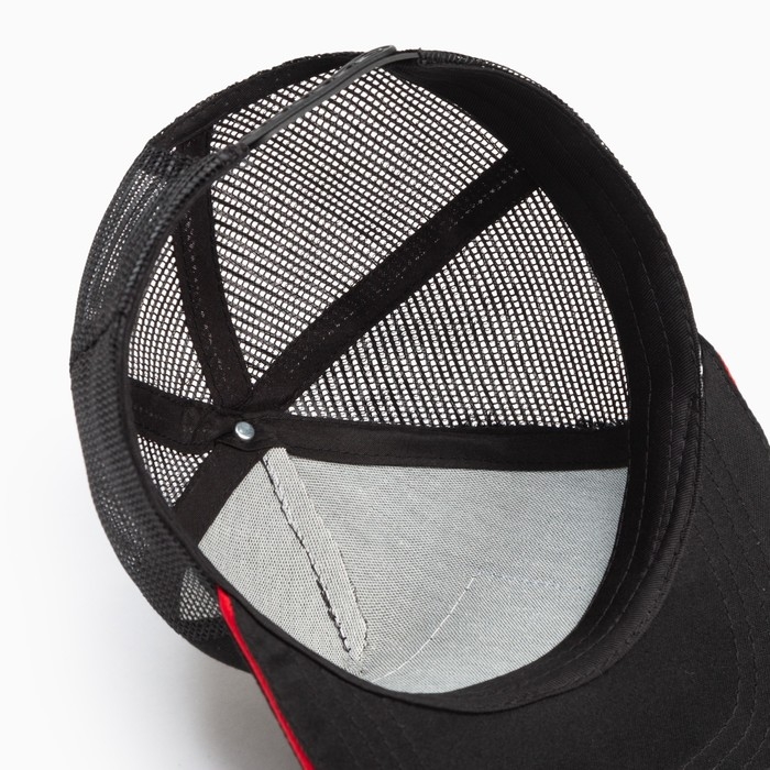 Бейсболка мужская MINAKU с нашивкой цвет черный , размер 56-58 Бейсболка мужская MINAKU с нашивкой цвет черный , размер 56-58