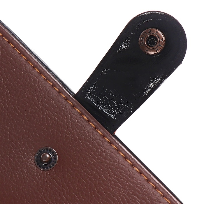 Записная книжка А6, 102 листа в линейку, обложка ПВХ, комбинированная, на кнопке Записная книжка А6, 102 листа в линейку, обложка ПВХ, комбинированная, на кнопке