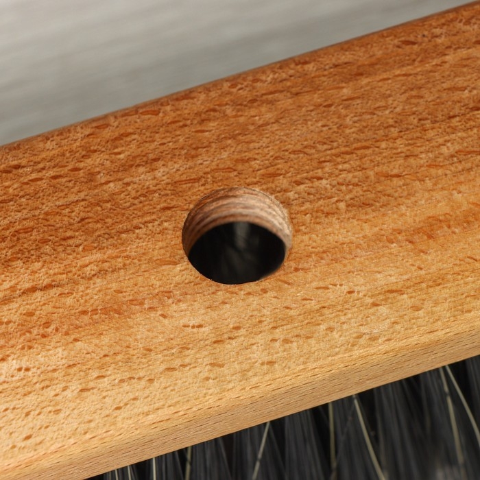 Щётка для пола Raccoon, 28×6×1,6 см, 174 пучка, искусственная щетина Щётка для пола Raccoon, 28×6×1,6 см, 174 пучка, искусственная щетина