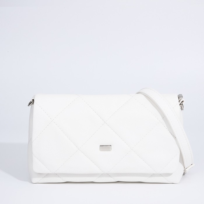 Сумка женская TEXTURA, мессенджер, маленький размер, цвет белый Сумка женская TEXTURA, мессенджер, маленький размер, цвет белый