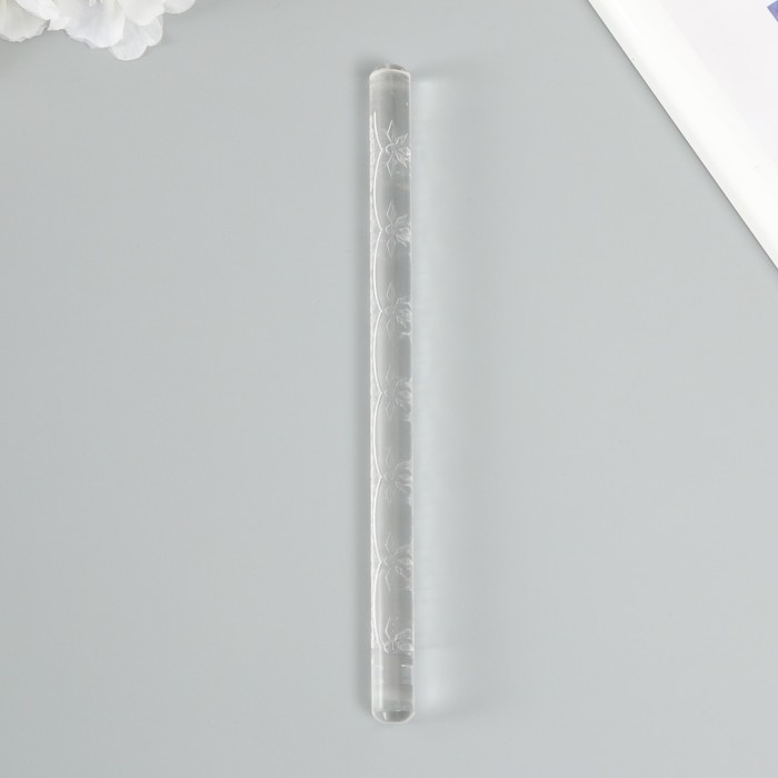 Скалка для творчества акрил  Скалка для творчества акрил "Подсолнухи" 16х1 см