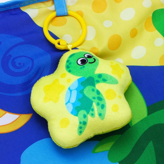 Развивающий коврик «Мягкие малыши», 4 мягкие игрушки, d80см, виды МИКС, Крошка Я Развивающий коврик «Мягкие малыши», 4 мягкие игрушки, d80см, виды МИКС, Крошка Я