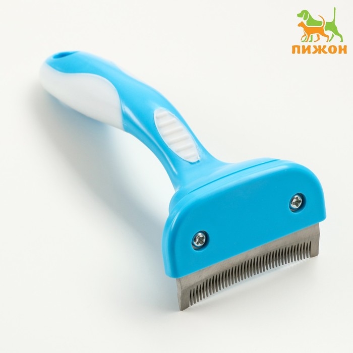 Дешеддер средний, лезвие шириной 6,5 см, голубой Дешеддер средний, лезвие шириной 6,5 см, голубой