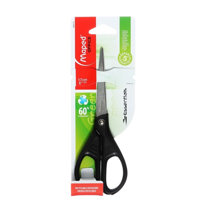 Ножницы Essentials Green 17 см, европодвес Ножницы Essentials Green 17 см, европодвес