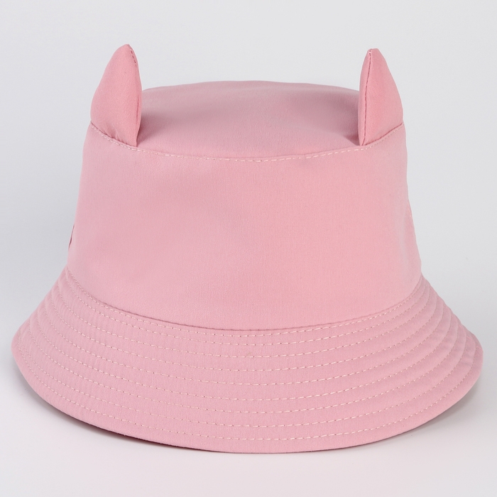 Панама детская для девочки «Мяу», с ушками, р-р 54 Панама детская для девочки «Мяу», с ушками, р-р 54