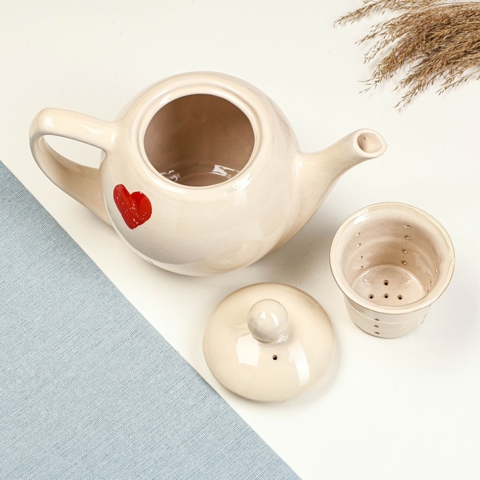 Чайник Чайник "Элегант" 1,2л / 14х16,5см, валентинка