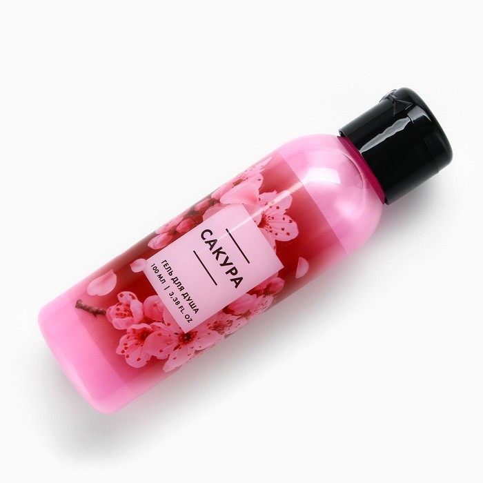 Гель для душа «Сакура», 100 мл, аромат сакуры, BEAUTY FOX