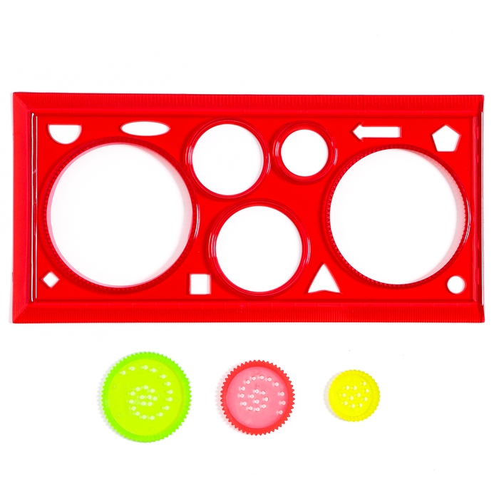 Спирограф «Фантазия», цвет МИКС Спирограф «Фантазия», цвет МИКС