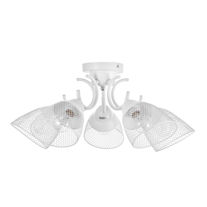 Люстра Люстра "Грэйс" 5х60Вт Е27 Белый 56х56х28см