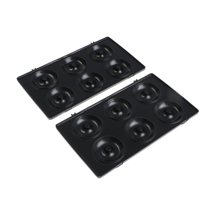 Вафельница электрическая Вафельница электрическая "Чудесница" ЭВ-4, 700 Вт, пончики, сэндвичи, чёрно-серебристая