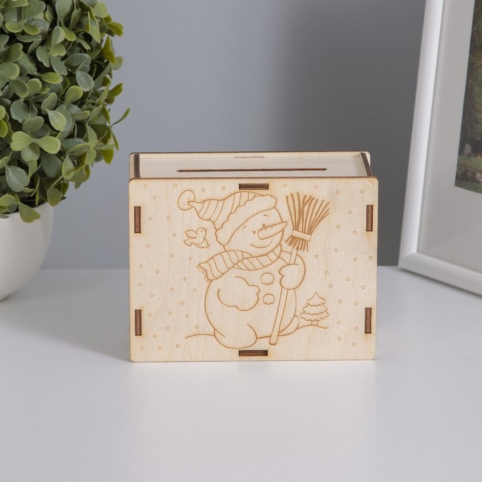 Копилка  Копилка "Снеговик" 13х10х5 см