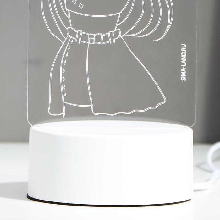 Светильник Светильник "Девушка" LED RGB от сети RISALUX