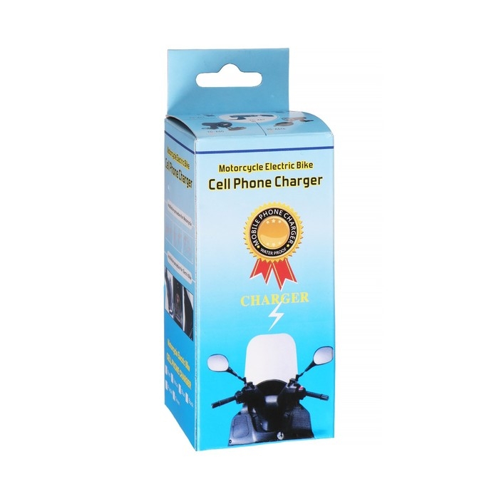 Зарядное устройство USB на руль мотоцикла, 5 В-2.1 А, 9-24 В, провод 110 см Зарядное устройство USB на руль мотоцикла, 5 В-2.1 А, 9-24 В, провод 110 см