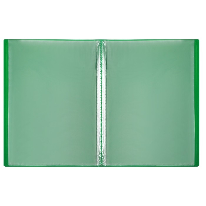 Папка с 10 вкладышами А4, 500 мкм, Calligrata, текстура Папка с 10 вкладышами А4, 500 мкм, Calligrata, текстура "песок", зелёная