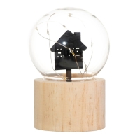 Ночник «Шар-дом» LED 3хAG10 шар 8см 6,5х6,5х11,5см