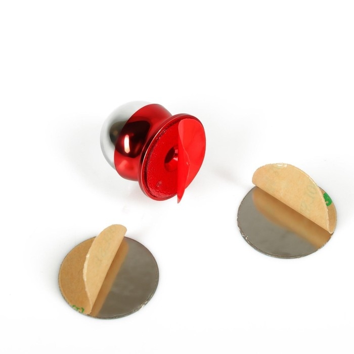 Держатель телефона  магнитный TORSO, усиленный, красный Держатель телефона  магнитный TORSO, усиленный, красный