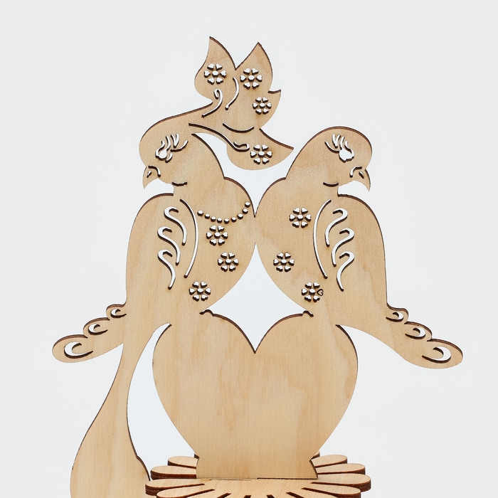 Салфетница деревянная «Голубки», 25×13×13 см Салфетница деревянная «Голубки», 25×13×13 см