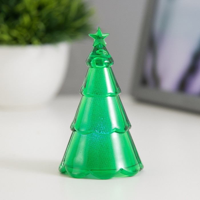 Ночник Ночник "Елочка" LED 1Вт RGB 3хLR44 5х5х9см RISALUX