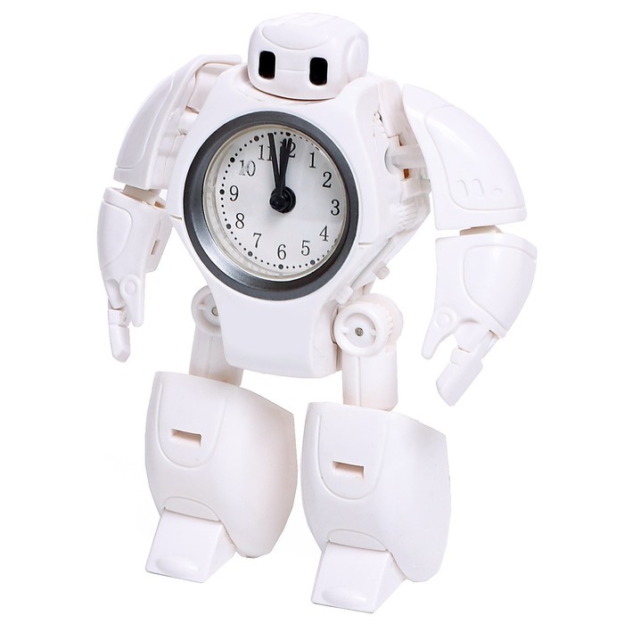 Робот «Будильник», трансформируется, звуковые эффекты, цвет белый Робот «Будильник», трансформируется, звуковые эффекты, цвет белый