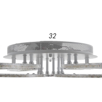 Люстра с ПДУ 1095/6+3WT LED 342Вт диммер белый 75х75х12 см BayerLux