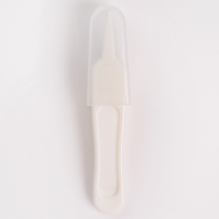 Пинцет для чистки носа, детский, с колпачком, цвет белый Пинцет для чистки носа, детский, с колпачком, цвет белый