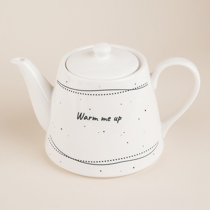 Чайник заварочный фарфоровый SL Home «Милый дом», 900 мл, 21×13,8×13,5 см, цвет белый Чайник заварочный фарфоровый SL Home «Милый дом», 900 мл, 21×13,8×13,5 см, цвет белый