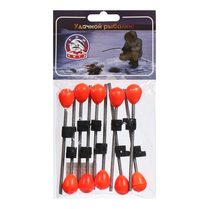 Сторожок В-КШ витой капля №1, тест 4-6 г (набор 10 шт) Сторожок В-КШ витой капля №1, тест 4-6 г (набор 10 шт)