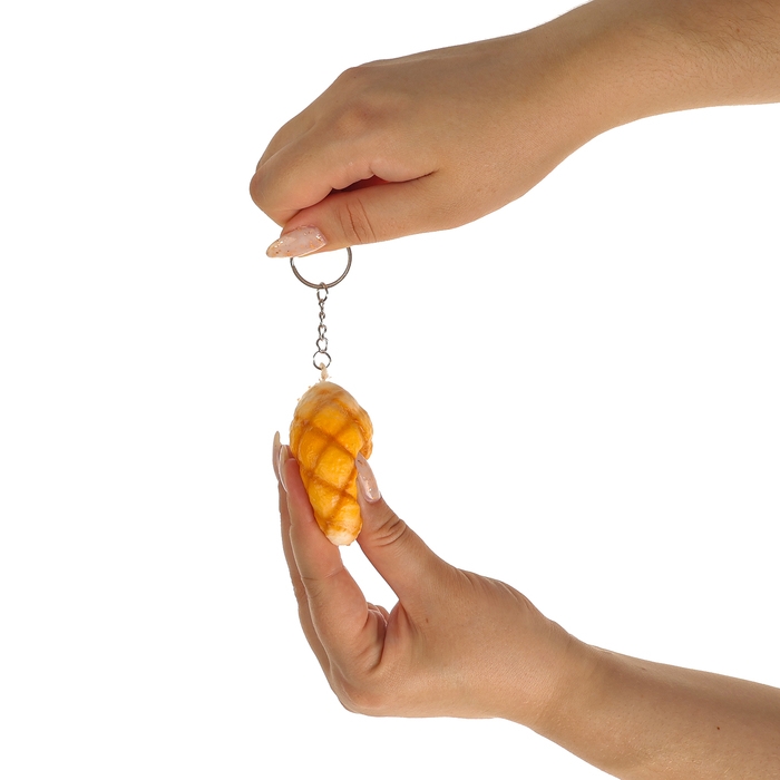 Мялка-сквиш «Булочка», на брелоке, цвет МИКС Мялка-сквиш «Булочка», на брелоке, цвет МИКС