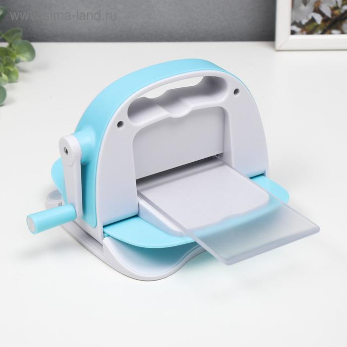 Машинка для вырубки и тиснения 11х16,5х15 + 2 пластины пластик