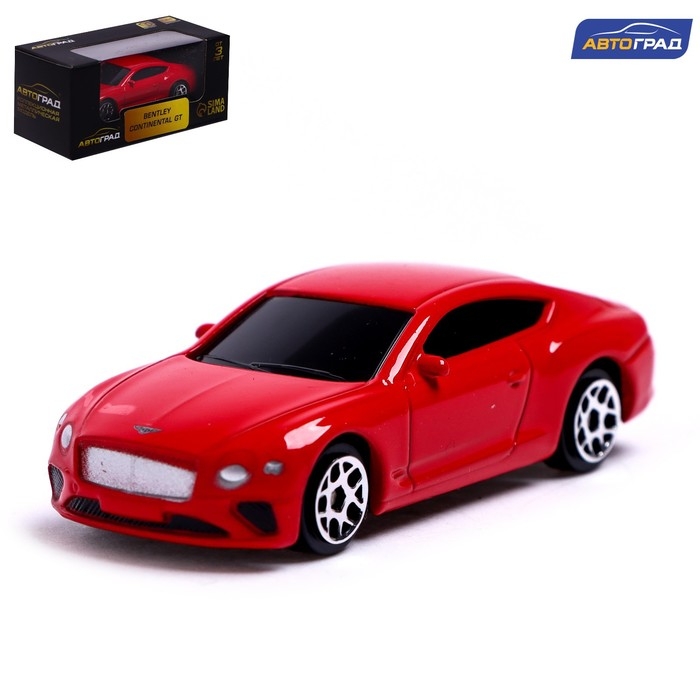 Машина металлическая BENTLEY CONTINENTAL GT, 1:64, цвет красный Машина металлическая BENTLEY CONTINENTAL GT, 1:64, цвет красный
