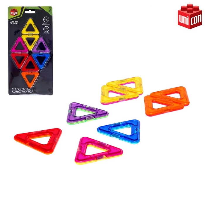 Конструктор магнитный Magical Magnet, 8 деталей Конструктор магнитный Magical Magnet, 8 деталей