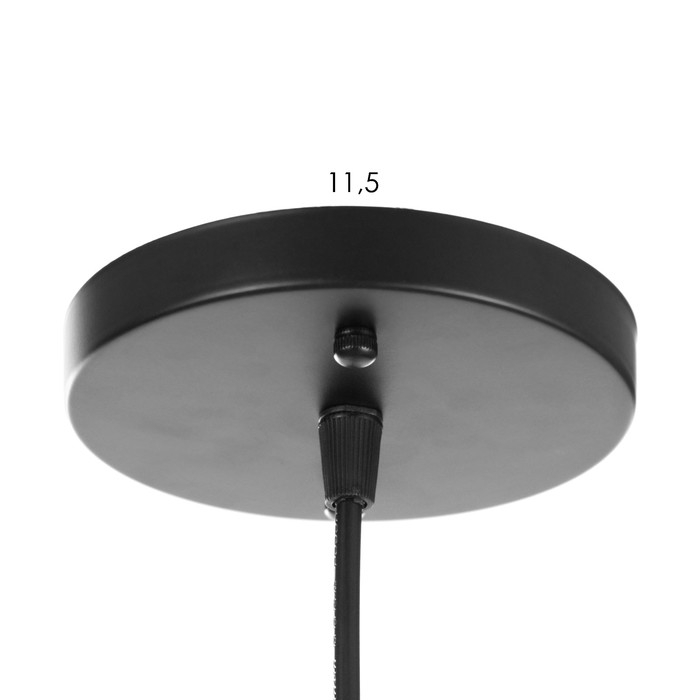 Подвес Подвес "Капель" 1х60Вт Е27 Черный