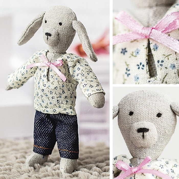 Набор для шитья. Мягкая игрушка своими руками «Собачка Джули», 15 см Набор для шитья. Мягкая игрушка своими руками «Собачка Джули», 15 см