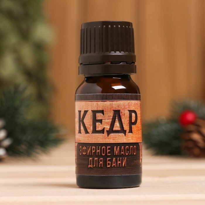 Эфирное масло для бани и сауны Эфирное масло для бани и сауны "С легким паром" аромат кедр, 10 мл