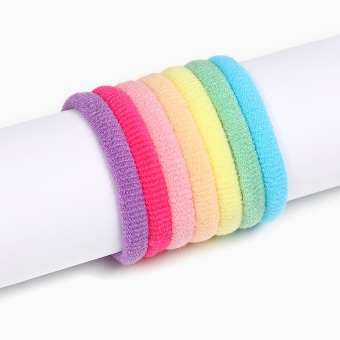 Набор резинок для волос, 50 штук, 1 см, Принцессы Набор резинок для волос, 50 штук, 1 см, Принцессы