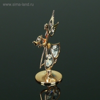 Сувенир «Ангел с голубем», 3×5×7.5 см, с кристаллами