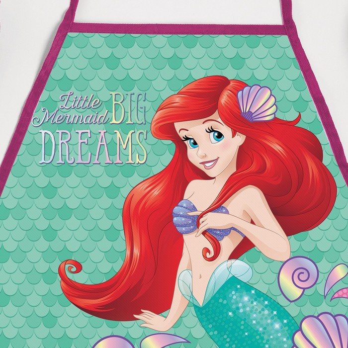 Фартук с нарукавниками детский «Ариэль», Принцессы, 49х39 см Фартук с нарукавниками детский «Ариэль», Принцессы, 49х39 см