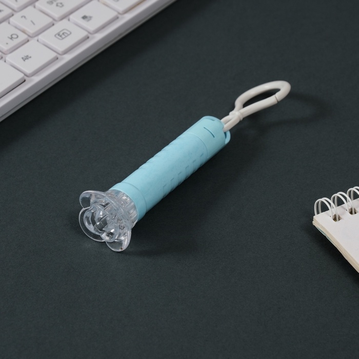 Указка лазерная+фонарик Указка лазерная+фонарик "Голубая" 3 режима светит, мигает, лазер LR44х3 шт 3х3х9 см
