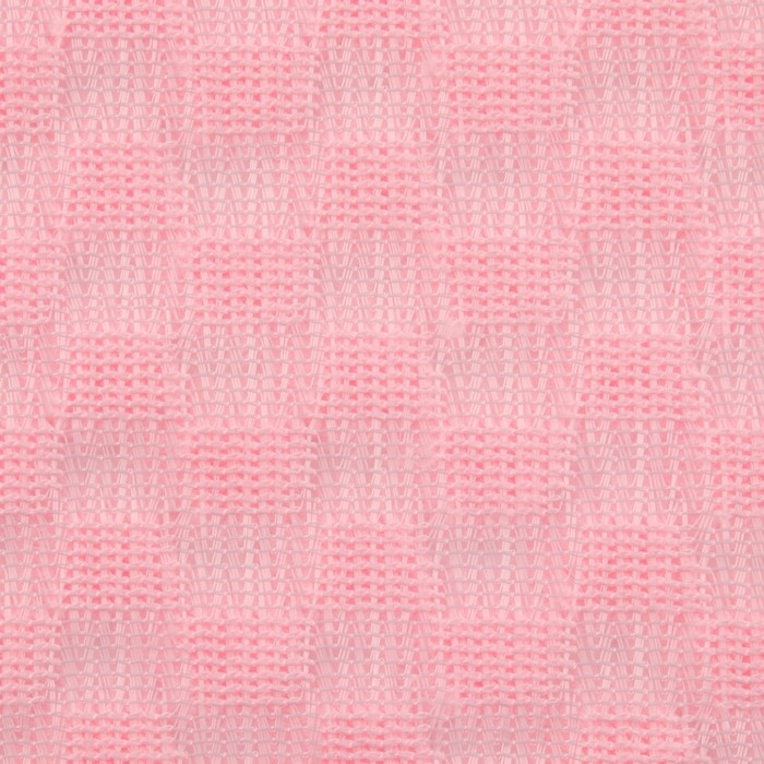 Лоскут плюш «Соты», 50 × 50 см, 220 г/м, цвет розовый №34